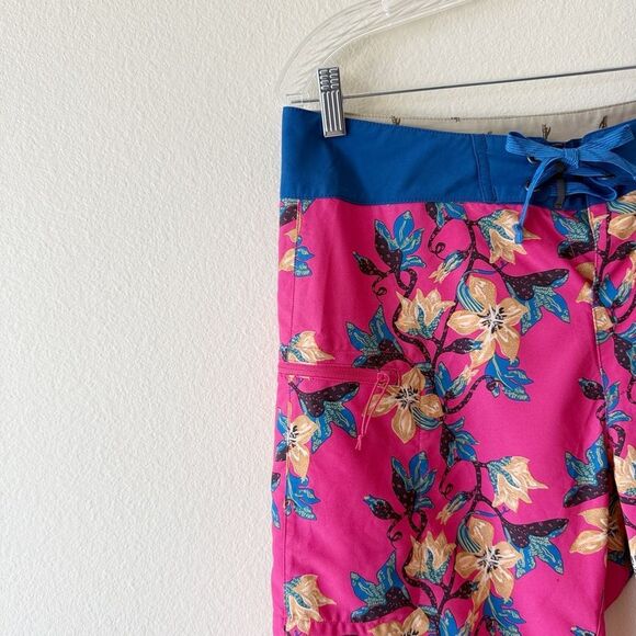 Patagonia Hot Pink Floral Board Shorts - Picture 3 of 9